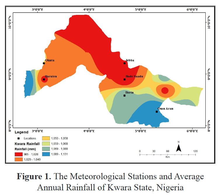 Precipitation Effectiveness and Yam Production in Kwara State,  Nigeria