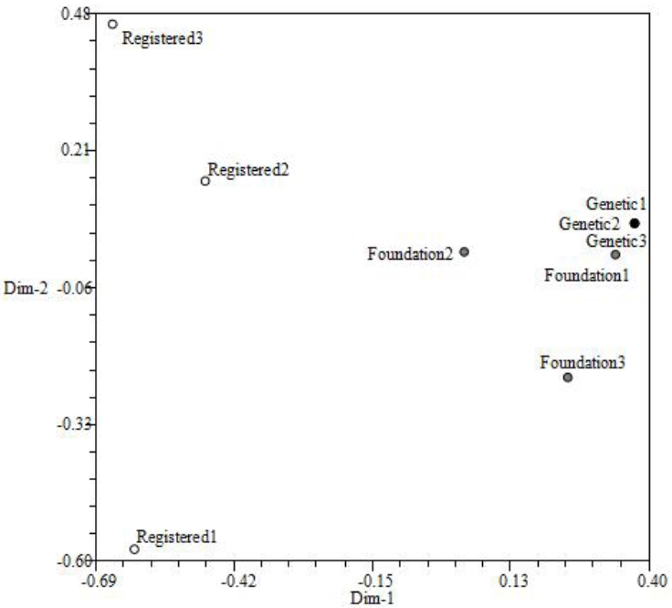 Varietal purity evaluation in sesame (Sesamum indicum L.) seeds by means of random amplified polymorphic DNA (RAPD) markers in Venezuela